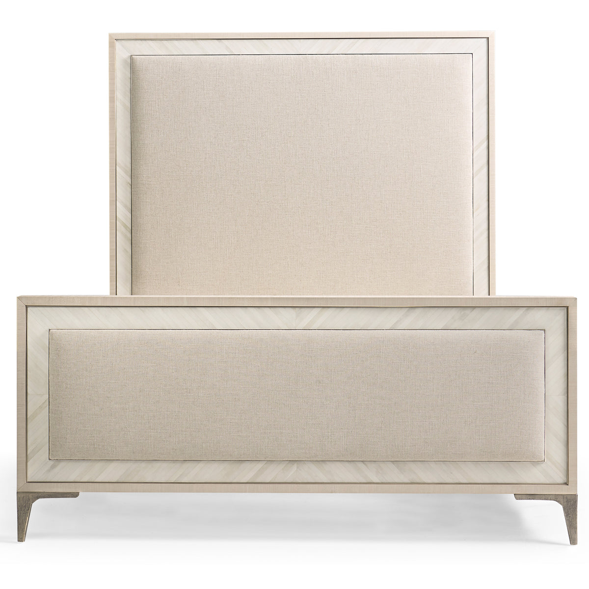 Tideline Bone & Linen Upholstered UK King Bed