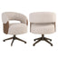 Dining chair Pollux lodge desert walnut - swivel