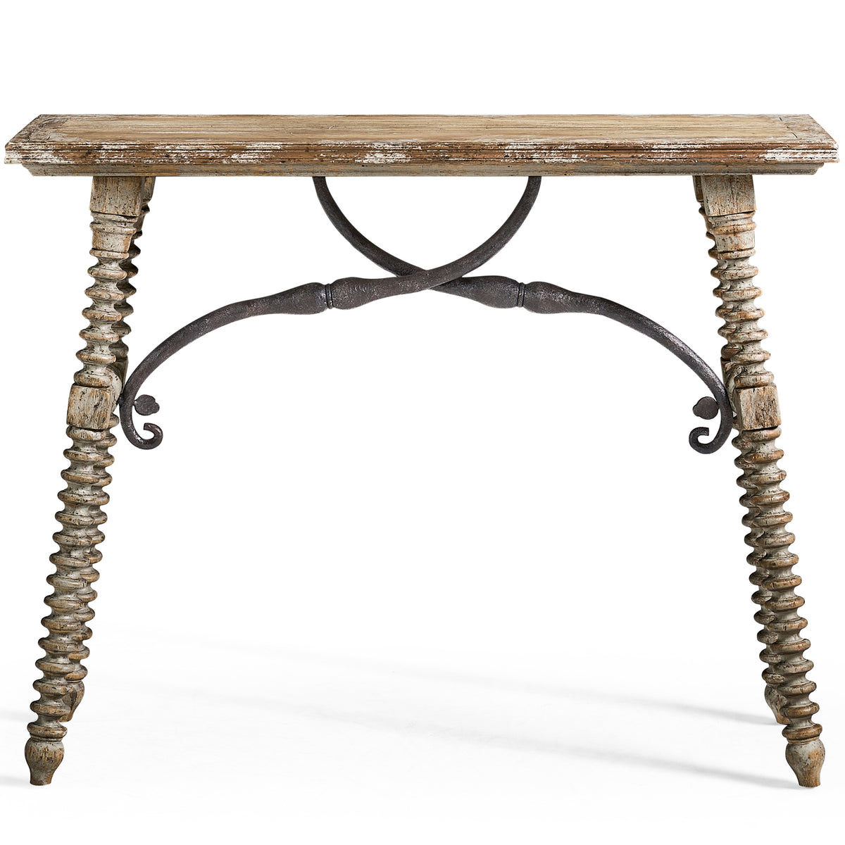 Caldera Console Table with Turned Legs