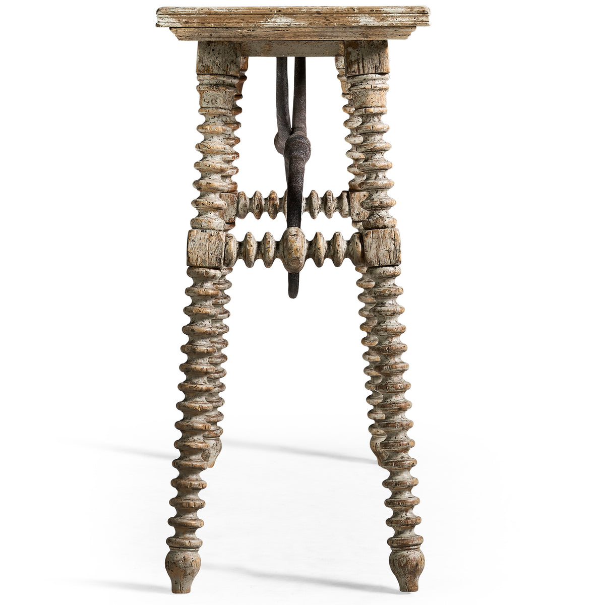 Caldera Console Table with Turned Legs