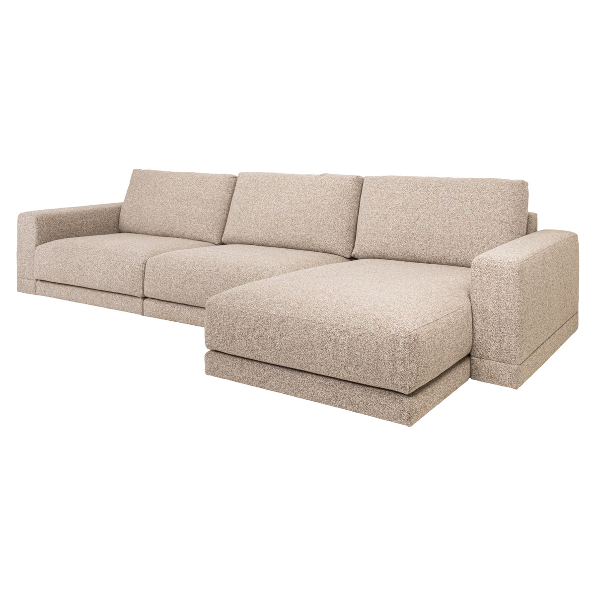 Sofa Trentino cayenne brown 3,5-seater + lounge left or right