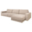 Sofa Trentino cayenne brown 3,5-seater + lounge left or right