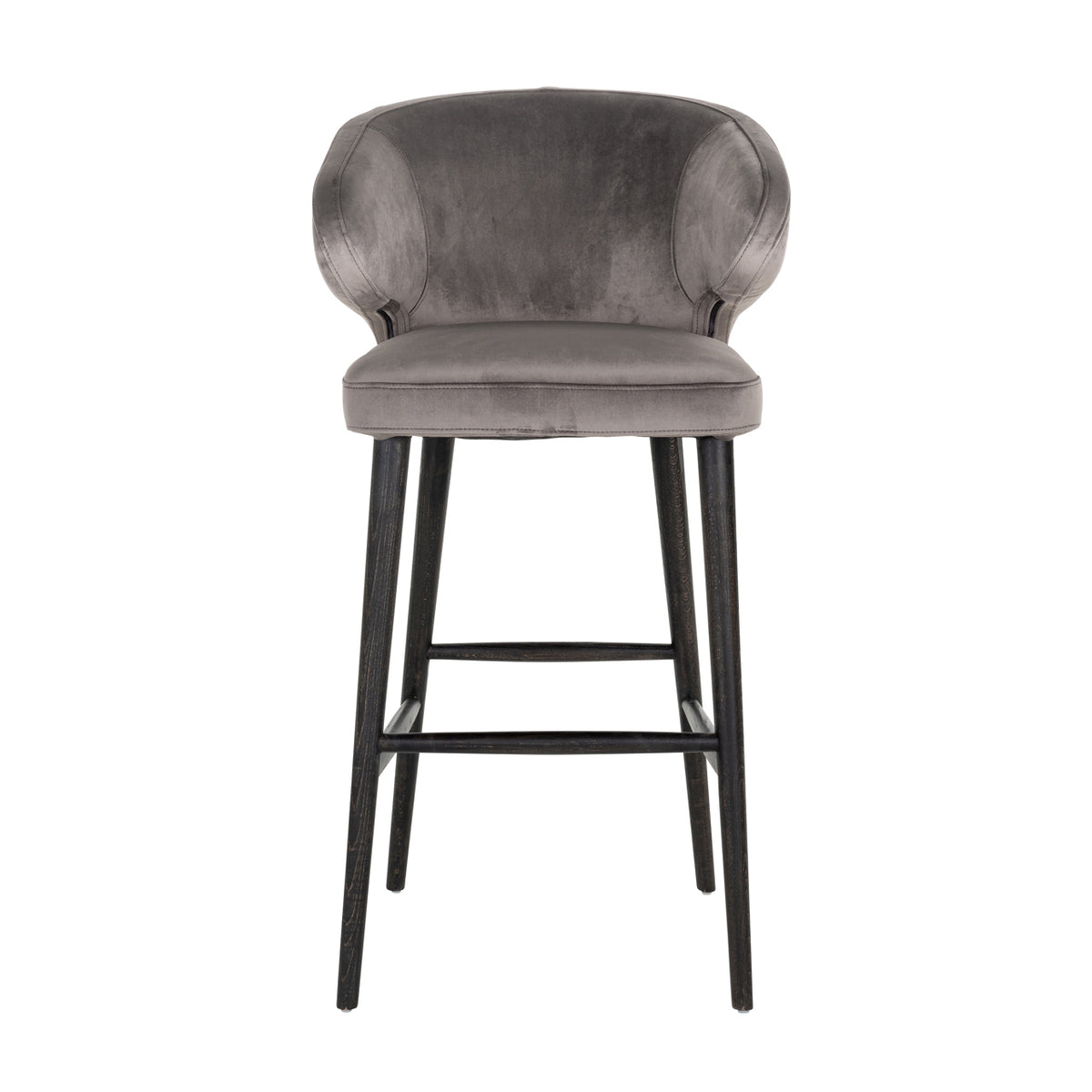 Bar stool Indigo stone velvet
