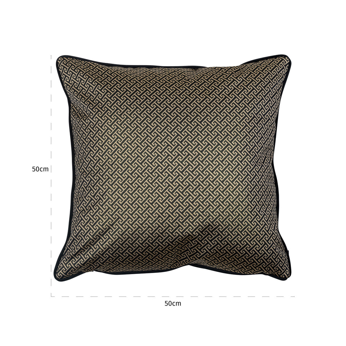 Cushion Joey black 50x50