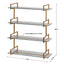 Auley Gold Wall Shelf