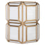 Hurricane light Ariana brass antique small