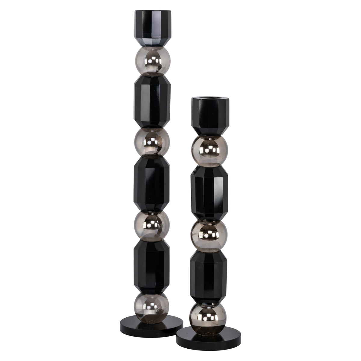 Candle holder Jessy black large