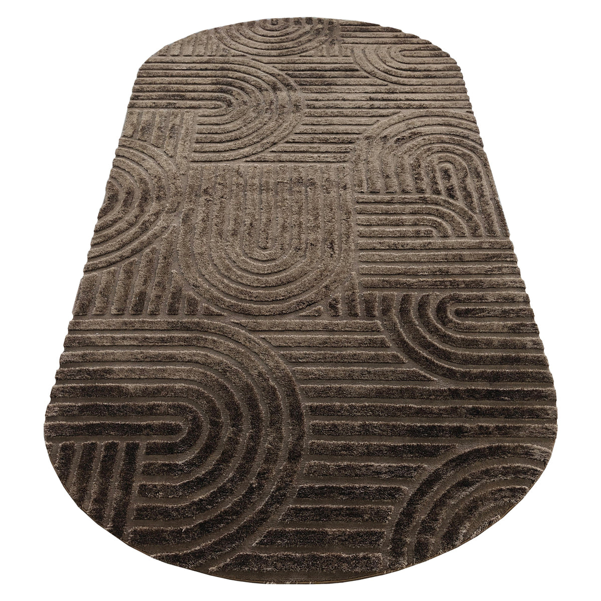 Carpet Liff dark brown 200x350