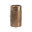 Candle holder Aya brushed gold small