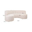 Dining bench Landmark lodge desert round - fully upholstered (Set of 2)