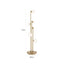 Floor lamp Luva brushed gold