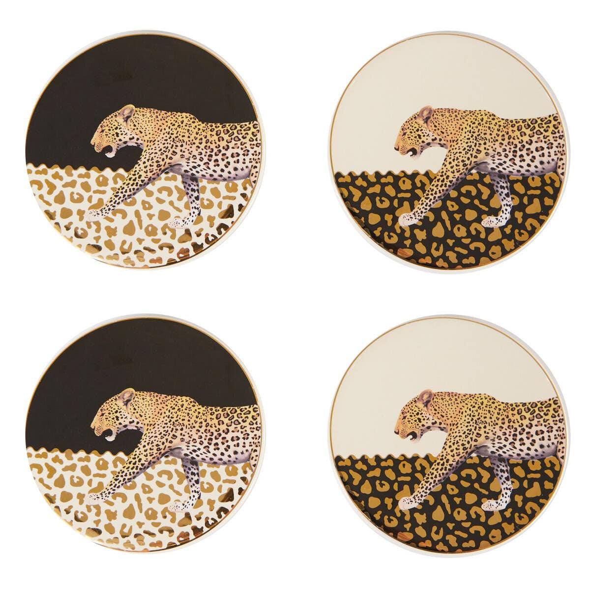 London Leo Set of 4 Coasters