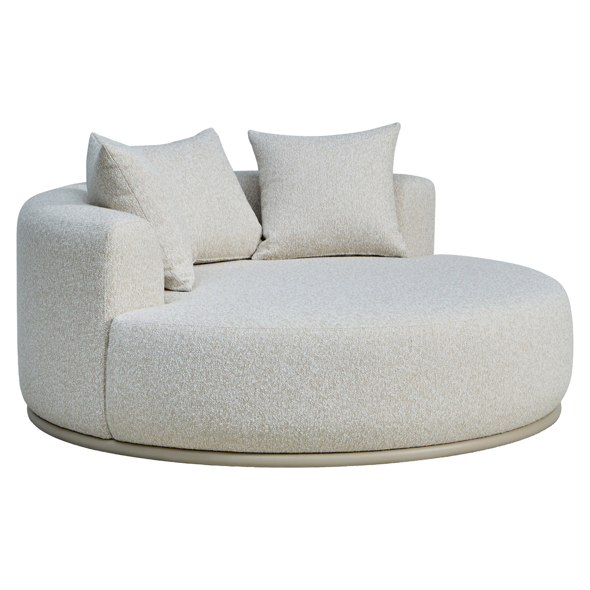 Outdoor daybed Belucci ecru round