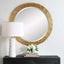 Celeste Gold Round Mirror