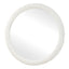 Akiko White Round Mirror