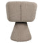 Dining chair Madeline mocca chunky swivel