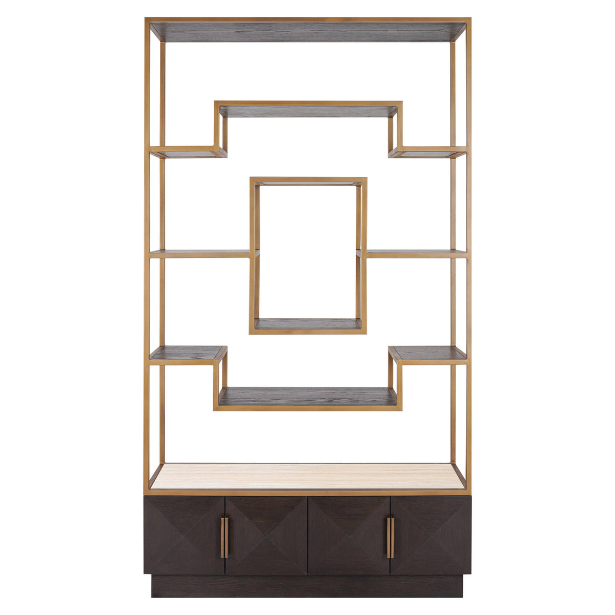 Display cabinet Claremont brown