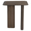 End table Castello Smoked charchoal oak top
