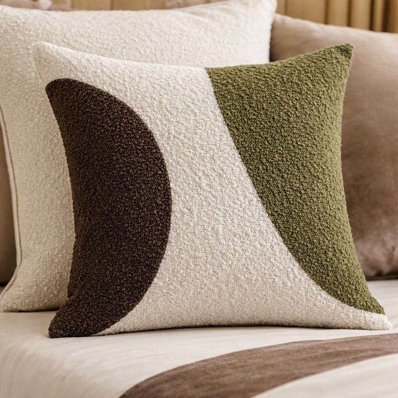 Malini Otto Olive Cushion | OUTLET