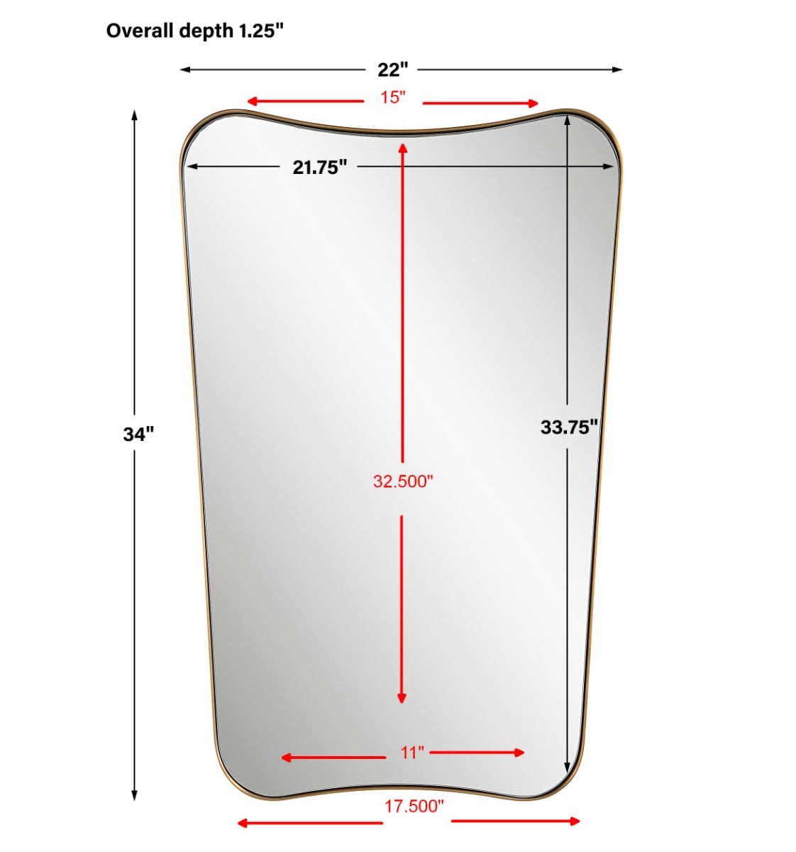 Belvoir Brass Mirror
