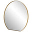 Cabell Small Brass Mirror