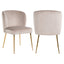 Dining chair Cannon khaki velvet