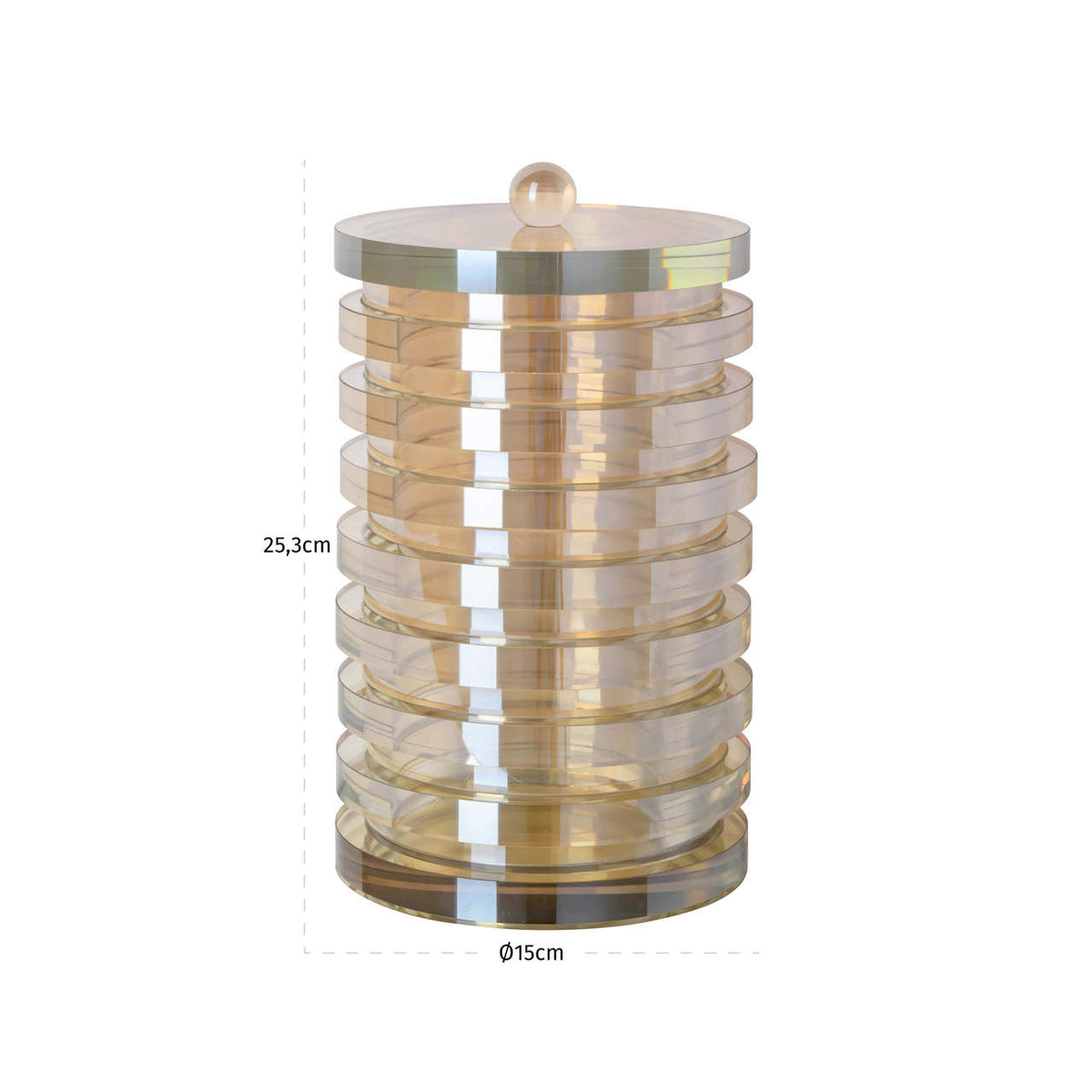 Storage box Joann amber storage jar