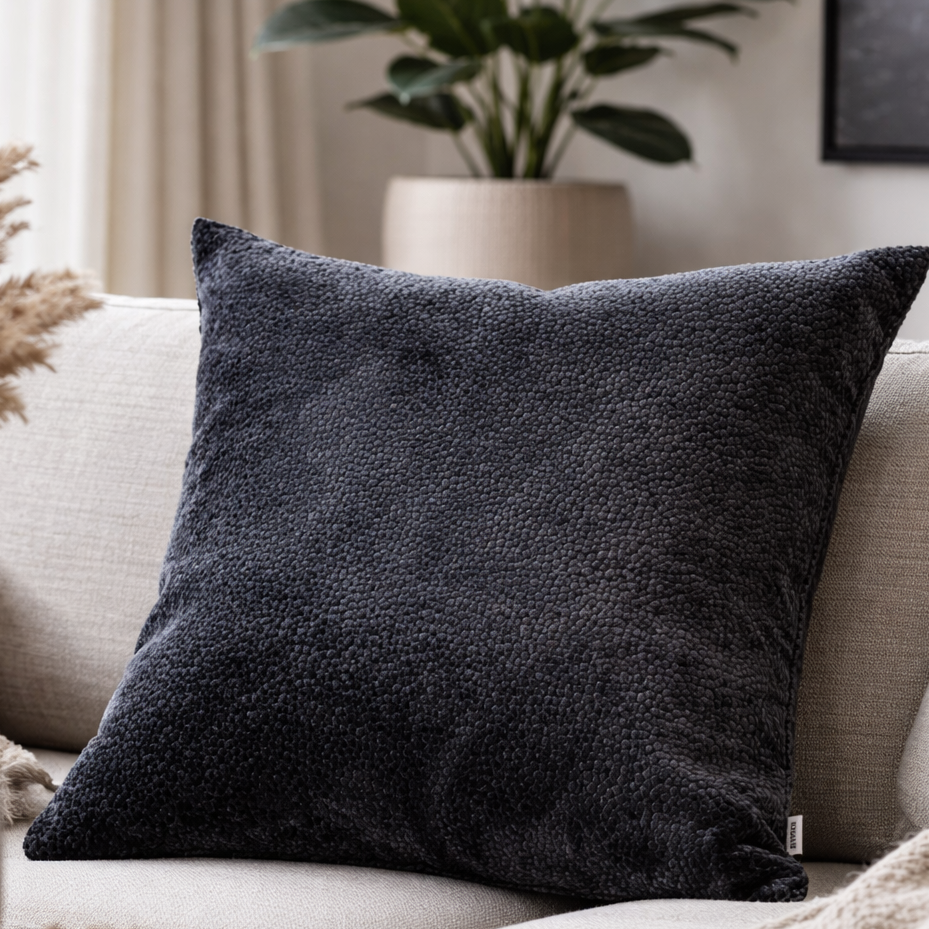 Malini Small Bingham Black Cushion