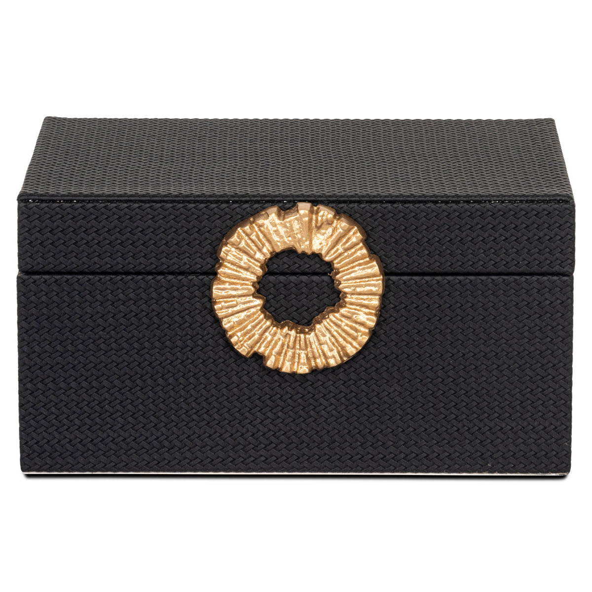 Storage box Amal black/gold large