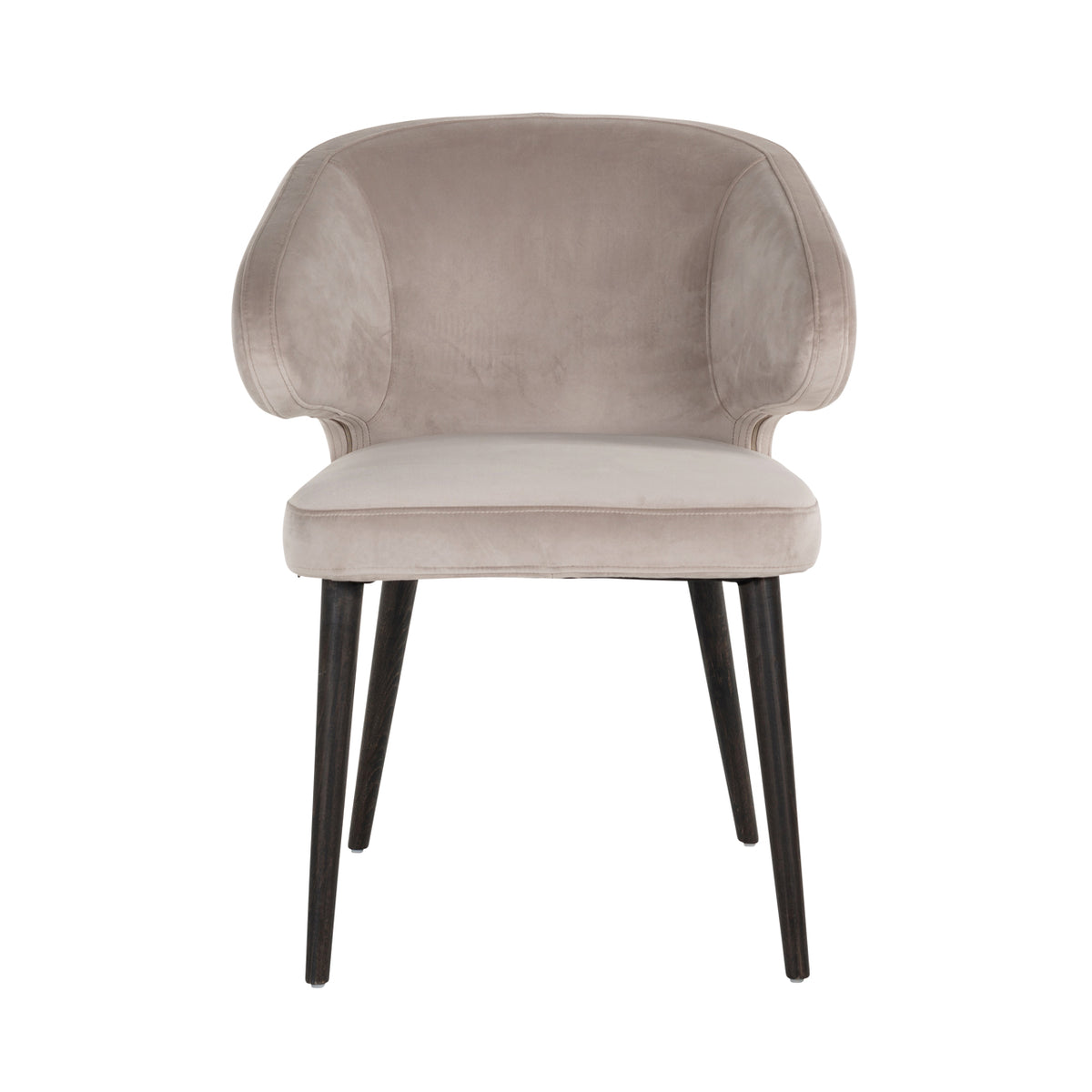 Dining chair Indigo khaki velvet