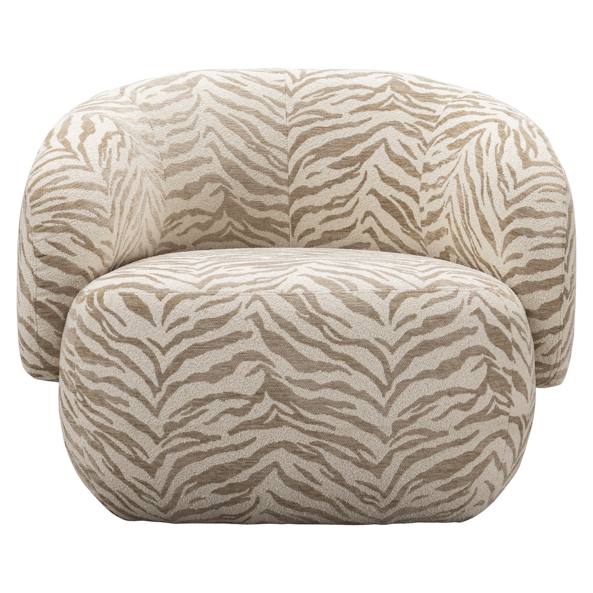 Lounge chair Milano beige tiger