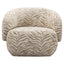 Lounge chair Milano beige tiger