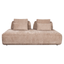 Sofa Tudor mocca boldweave 2,5-seater movable backrest