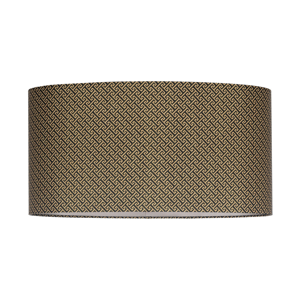 Lampshade Geo black oval