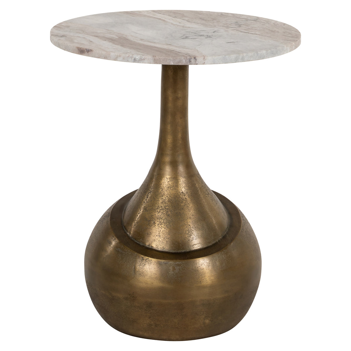 End table Sia brushed gold