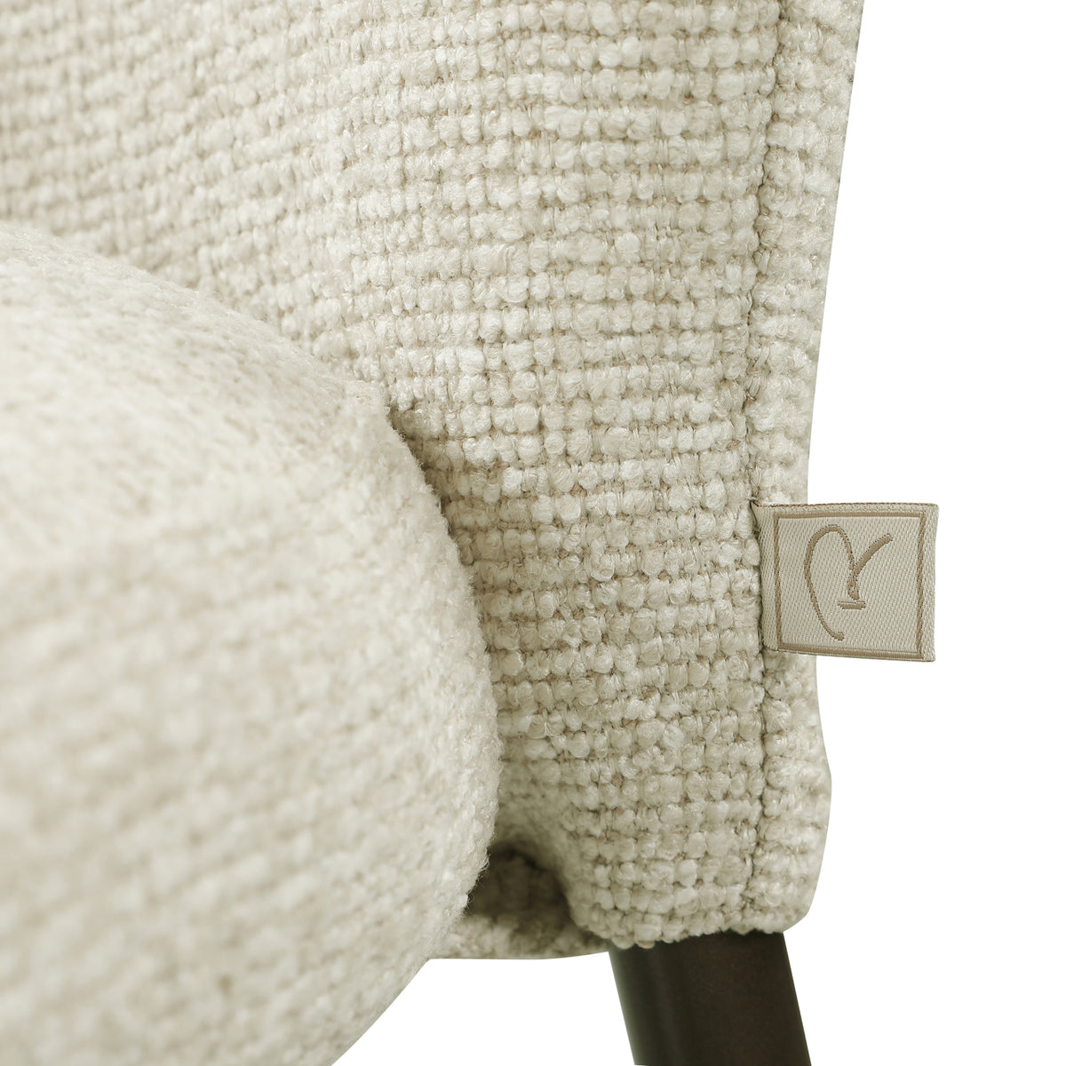 Dining chair Stacker  biscotti fire retardant (Set of 2)