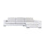 Sofa Pasha pearl island 3-seater + lounge right fully upholstered