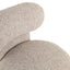 Lounge chair Kaya cayenne brown swivel