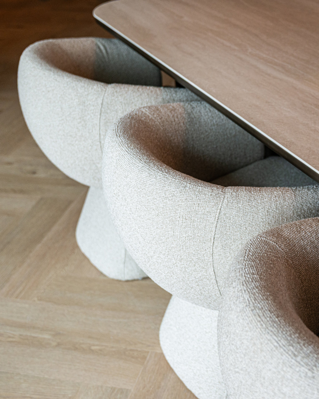Dining chair Quiriro biscotti swivel