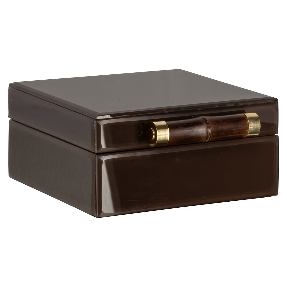 Storage box Echo dark brown small