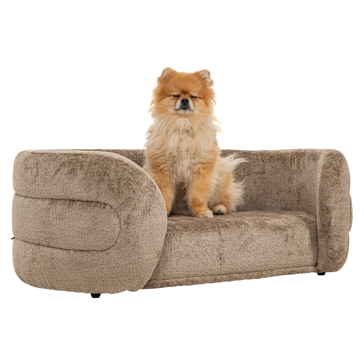 Pet bed Bingo taupe chenille