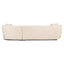 Sofa Pandora beige angora lounge right