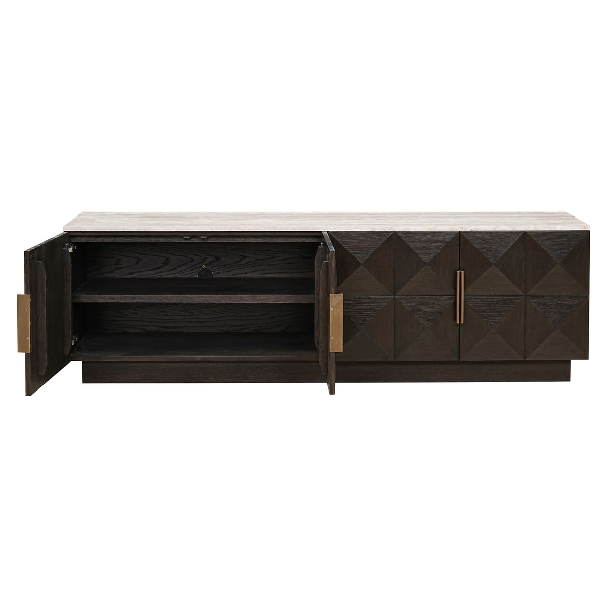 TV cabinet Claremont brown 