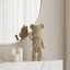 Decorative Stone Effect Standing Bear Ornament