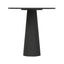 Leckford Ribbed Occasional Table | Black Oak