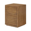 Charlton Bedside Table | Oak in Walnut Finish