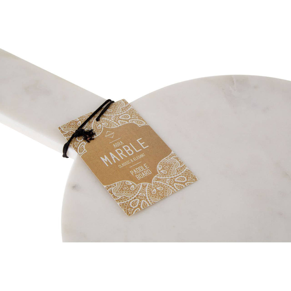 Kindia Off White Marble Round Paddle Board