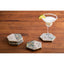 Imogen Set Of 4 Beige Marble And Paua Shell Coasters