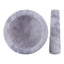 Salerno Grey Marble Bowl Shape Mortar and Pestle