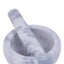 Salerno Grey Marble Bowl Shape Mortar and Pestle